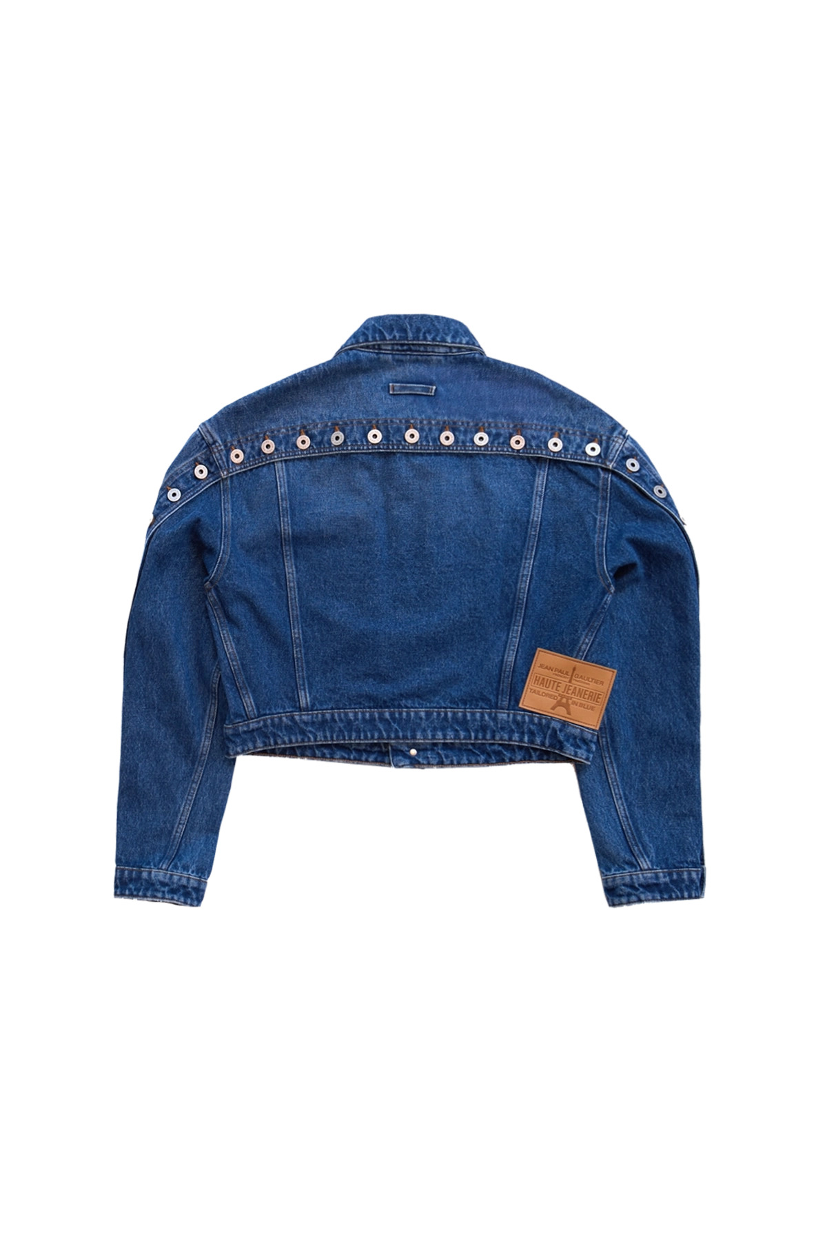 Jean Paul Gaultier "The Buttoned" Denim Jacket Blue - 2