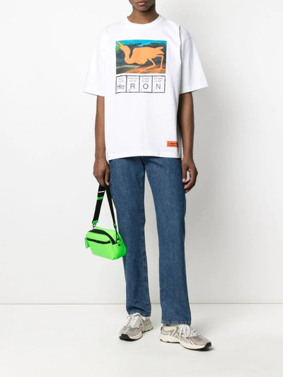 Heron Preston heron-print cotton T-shirt outlook