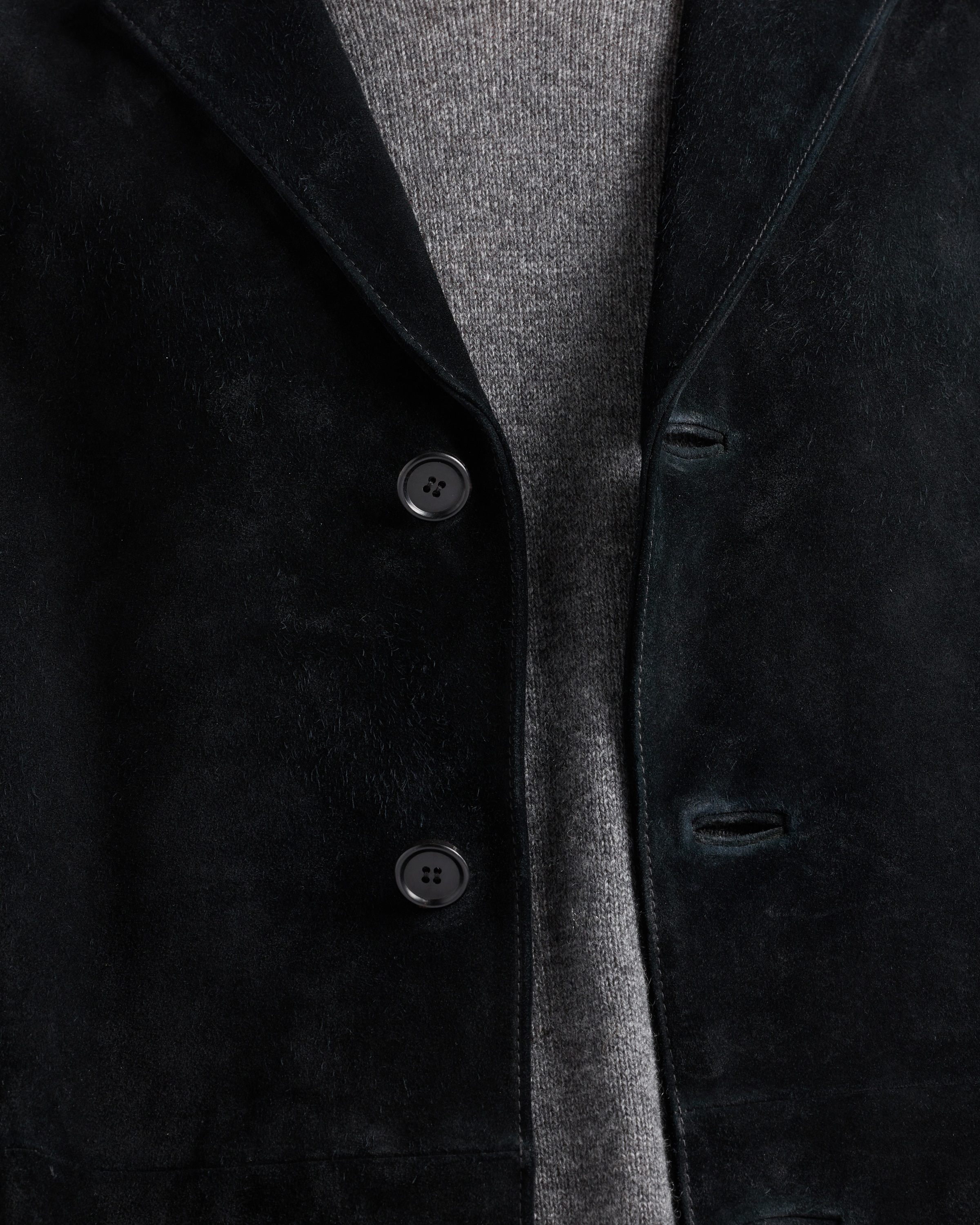 Suede calfskin jacket - 4