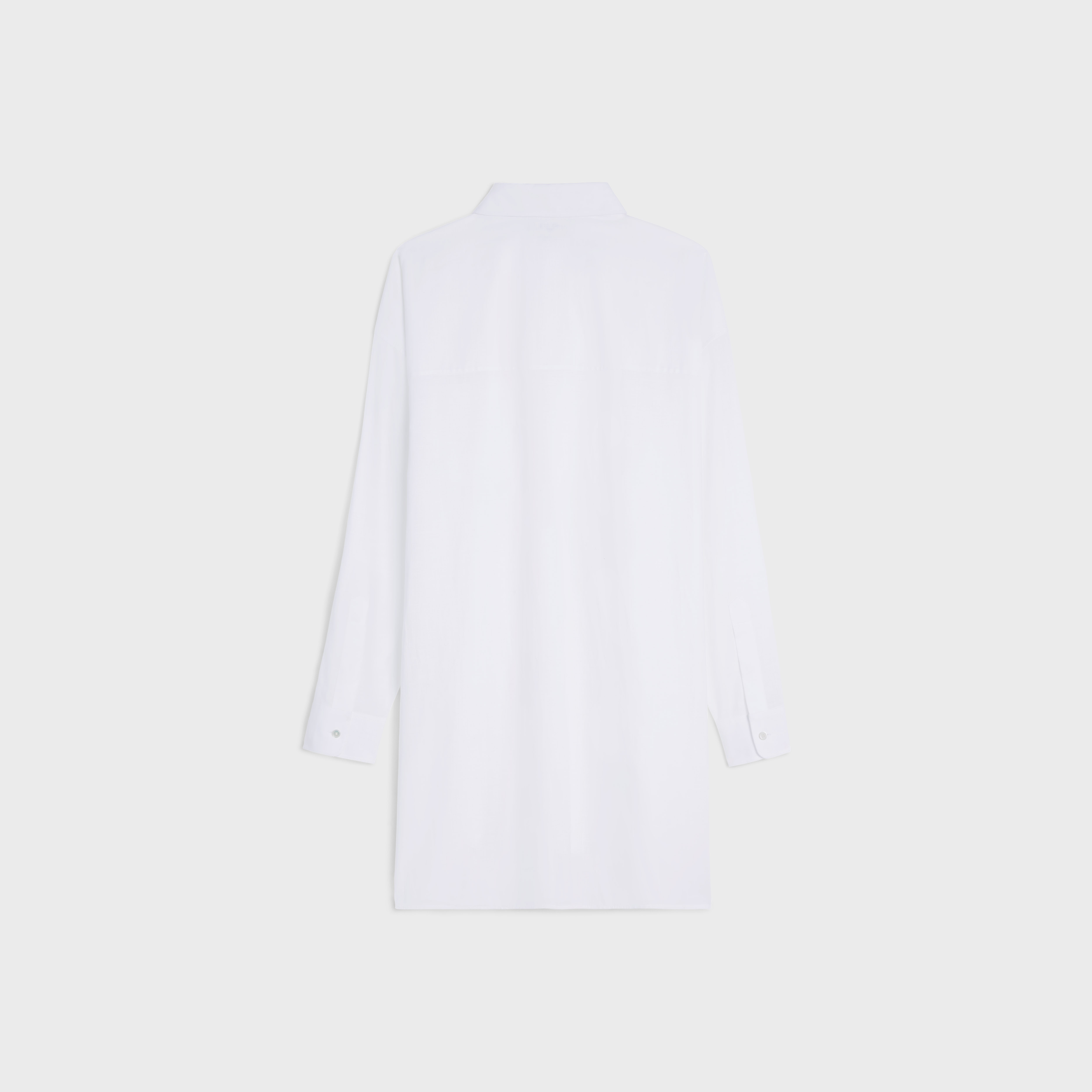 painter shirt dress in cotton batiste - 2