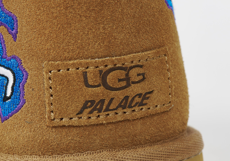 PALACE UGG LIGHTNING CLASSIC SHORT BOOT CHESTNUT 7