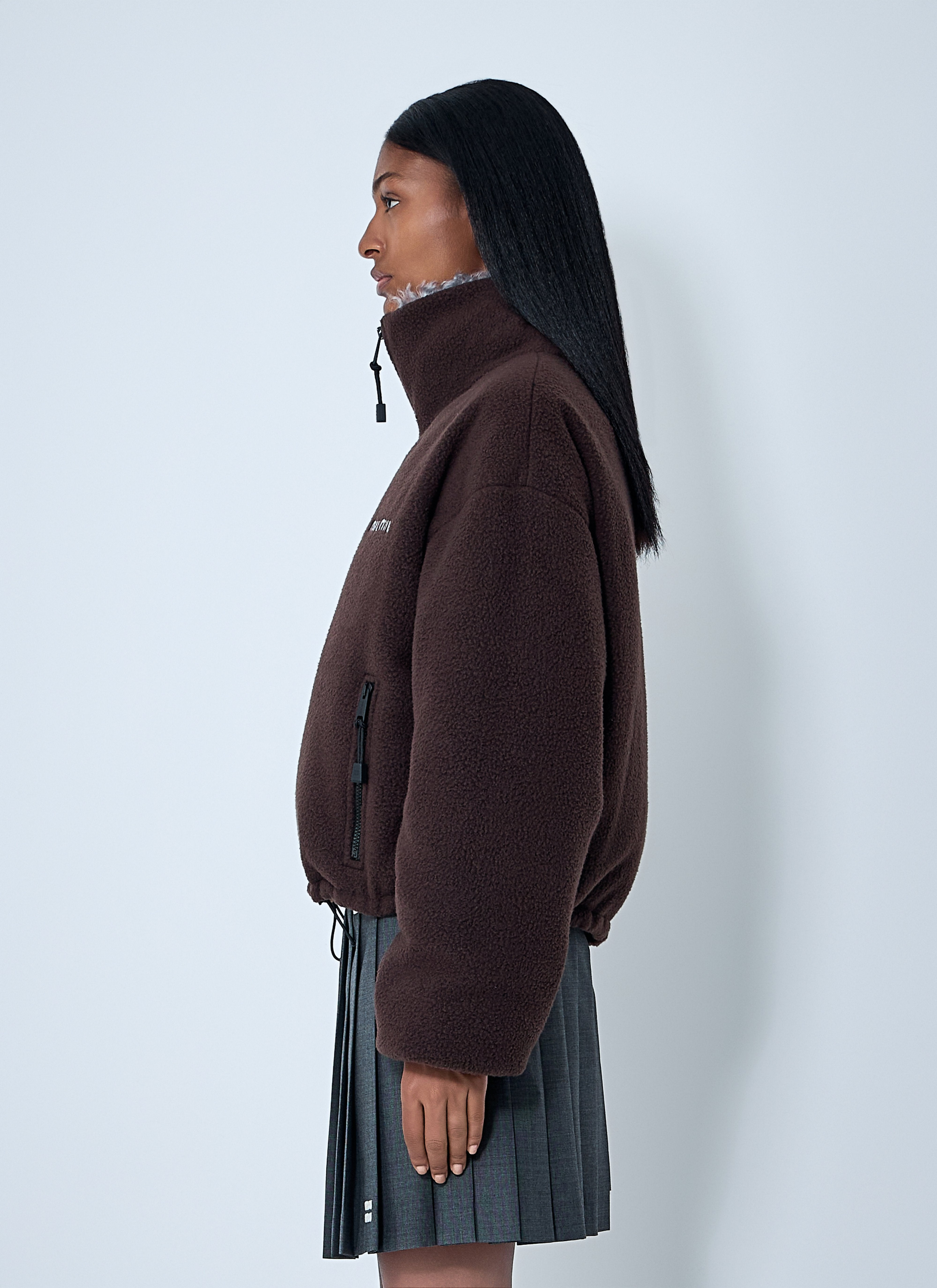 Miu Miu Women Zip-Up Fleece Jacket - 3