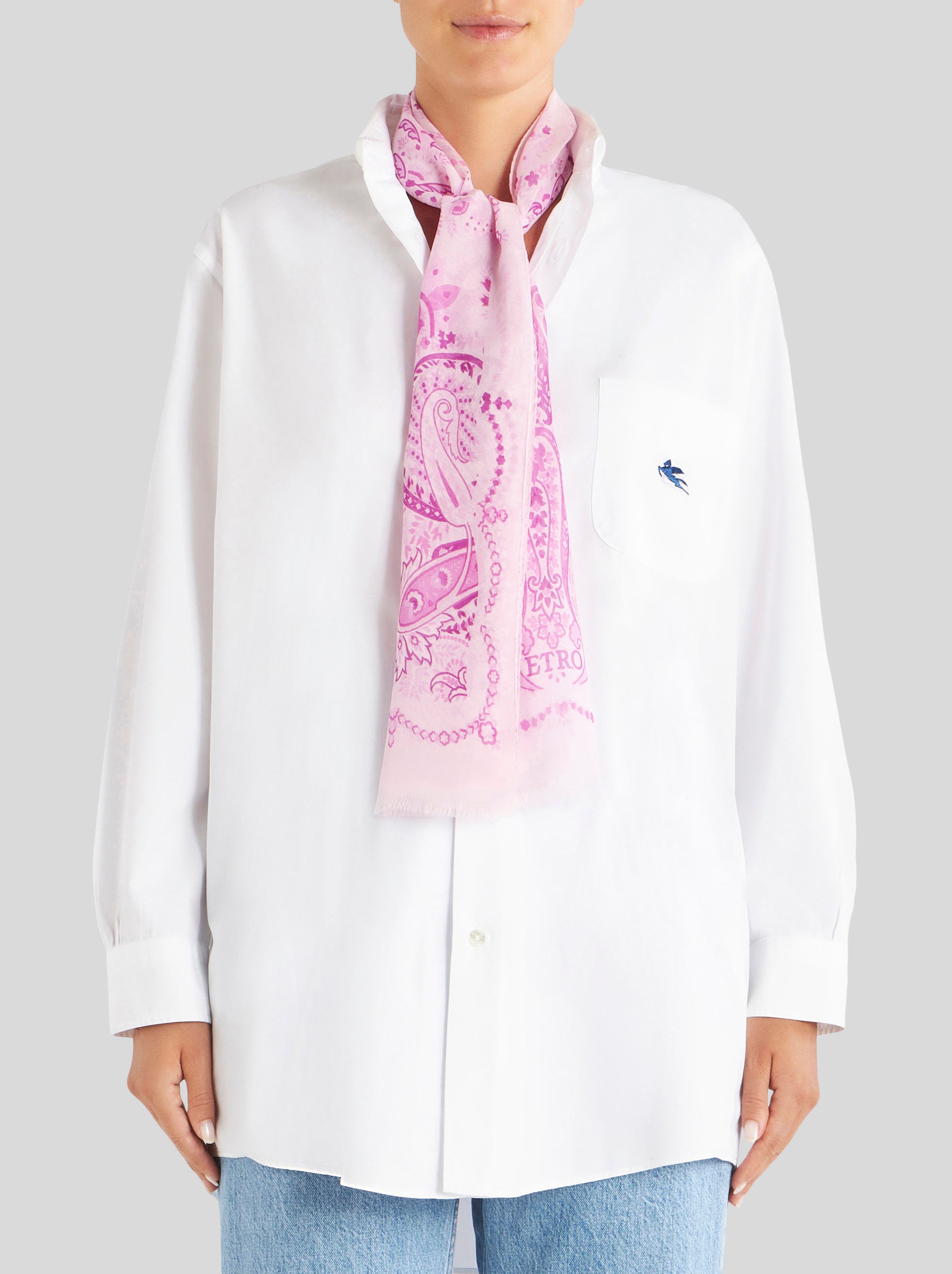 PAISLEY SILK SCARF - 2