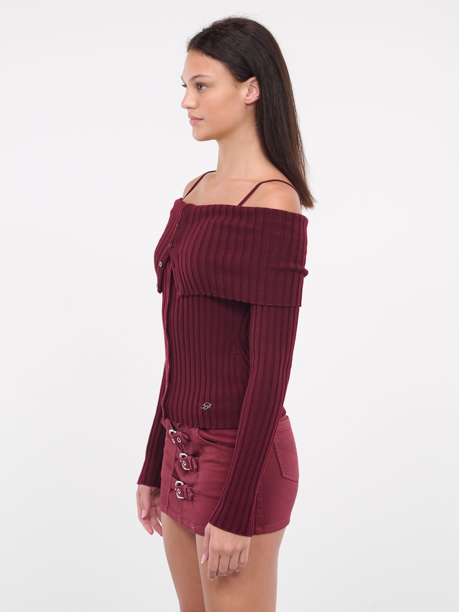 Off-Shoulder Sweater - 2