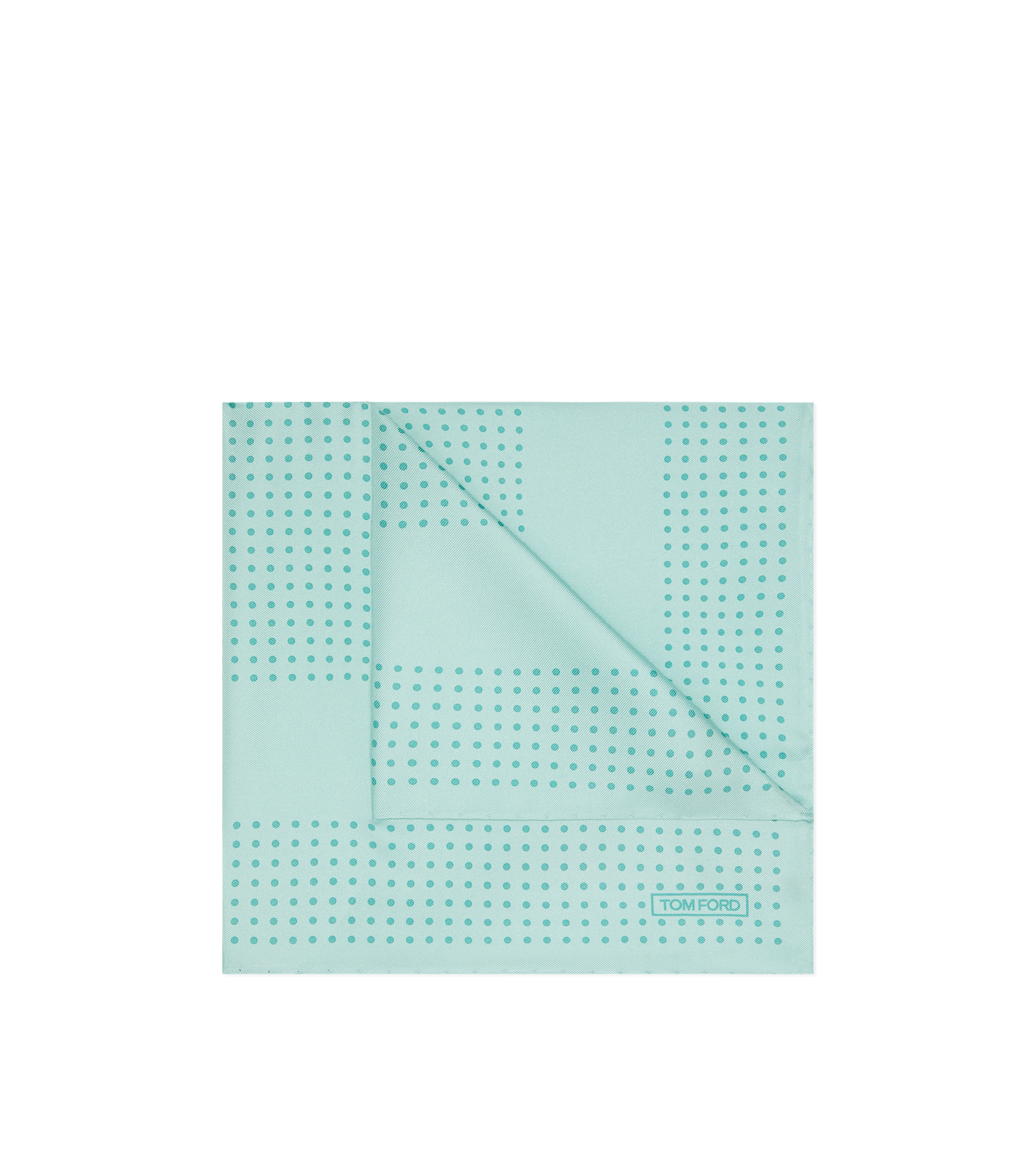 FRAMED POLKA DOT POCKET SQUARE - 2