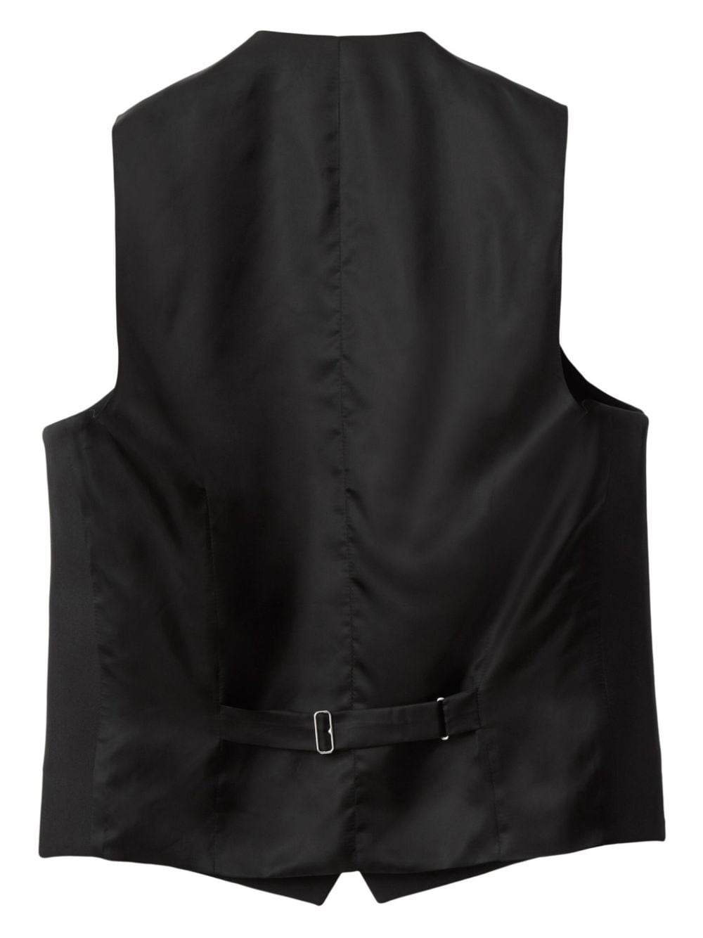 wool-silk blend waistcoat - 5