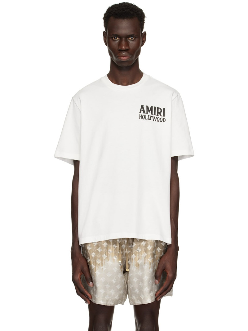 White 'Amiri' Jazz Wolf T-shirt 1