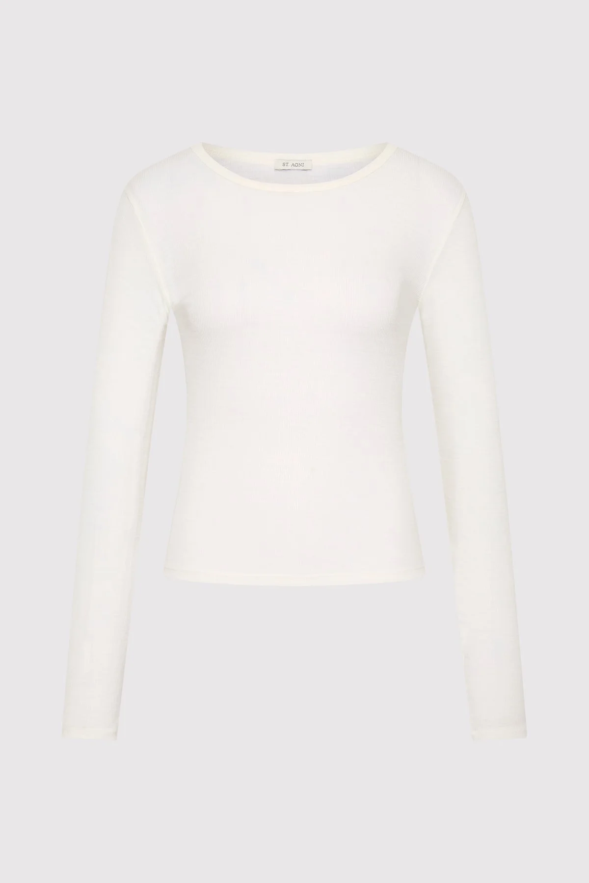 Baby Wool Long Sleeve Top - Off White - 1