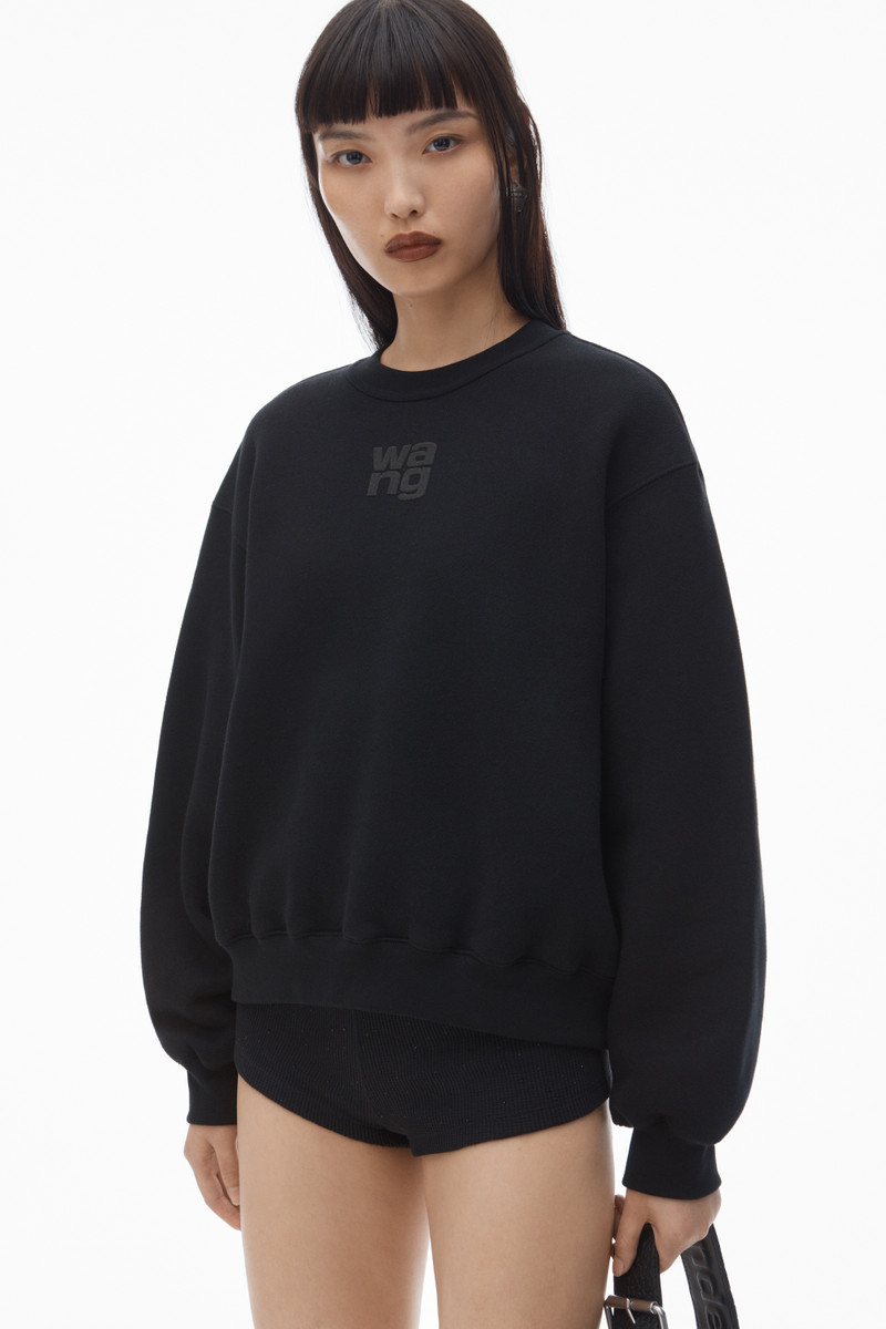 PUFF LOGO SWEATSHIRT IN STRUCTURED TERRY 3