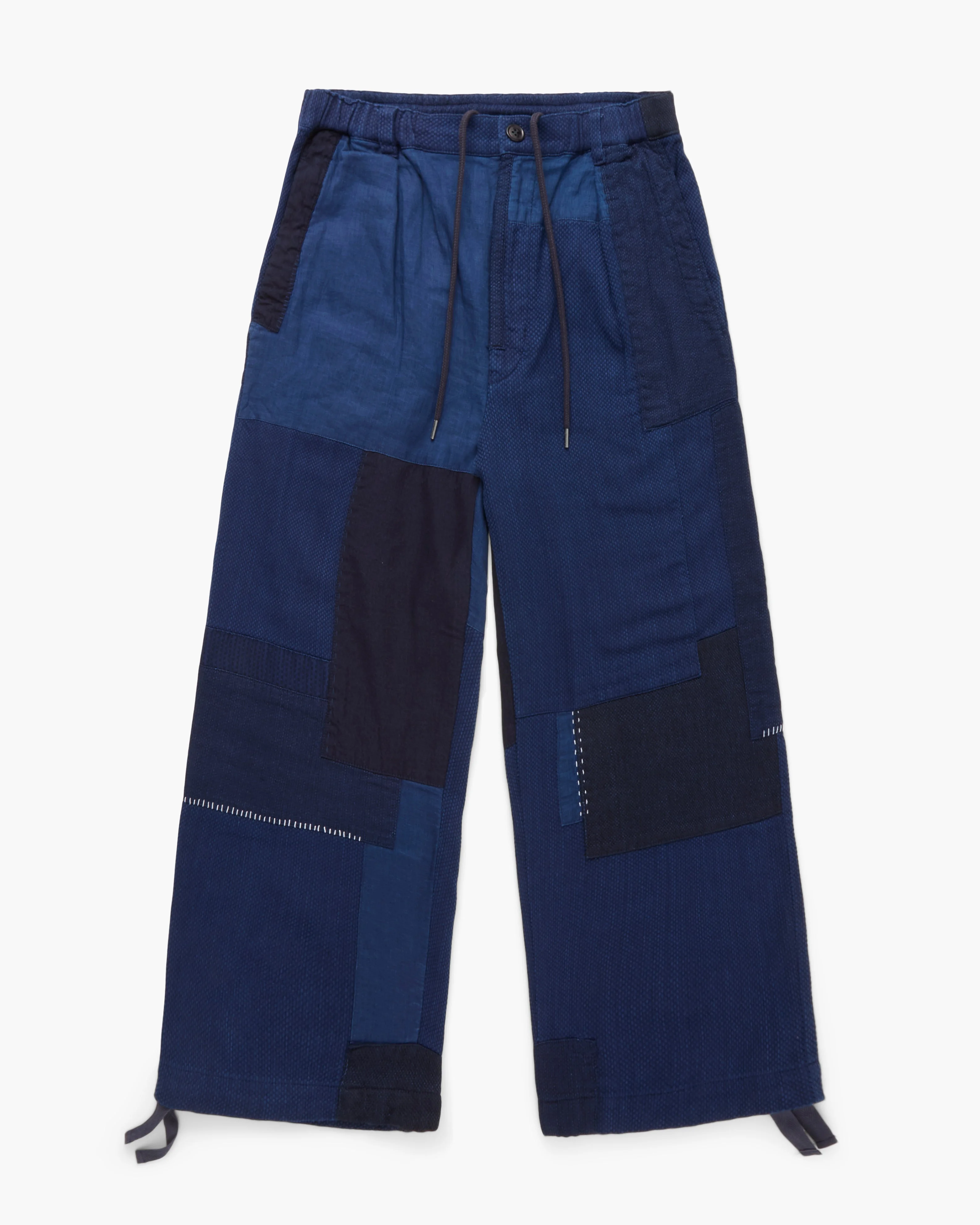 Kasezome Sashiko Wide Pants - 1