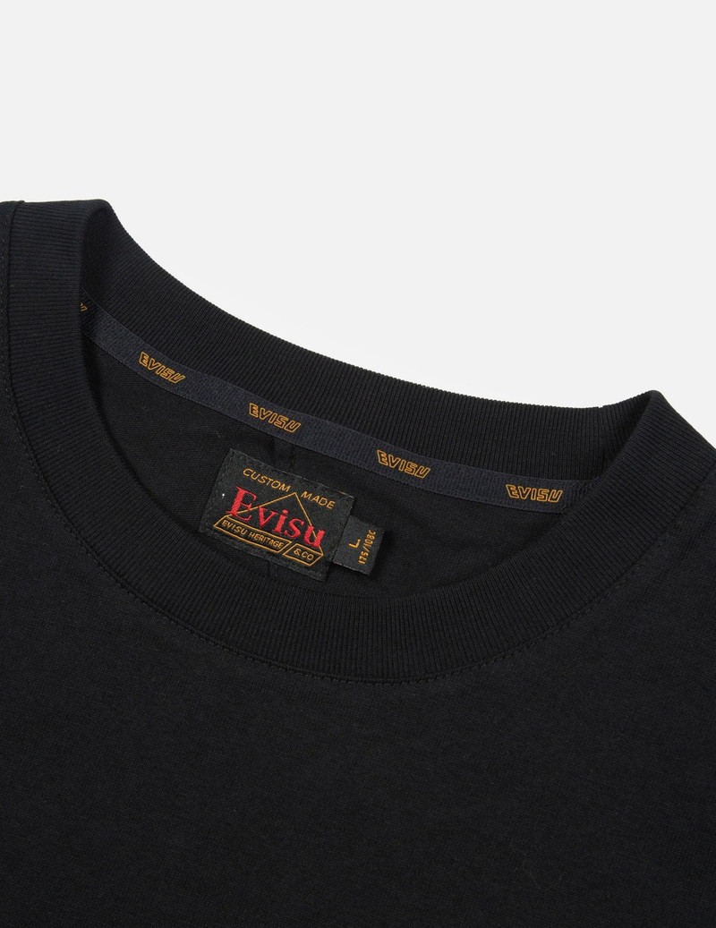 SEAGULL AND STACKED BADGE PRINT DAICOCK RELAX FIT T-SHIRT 9