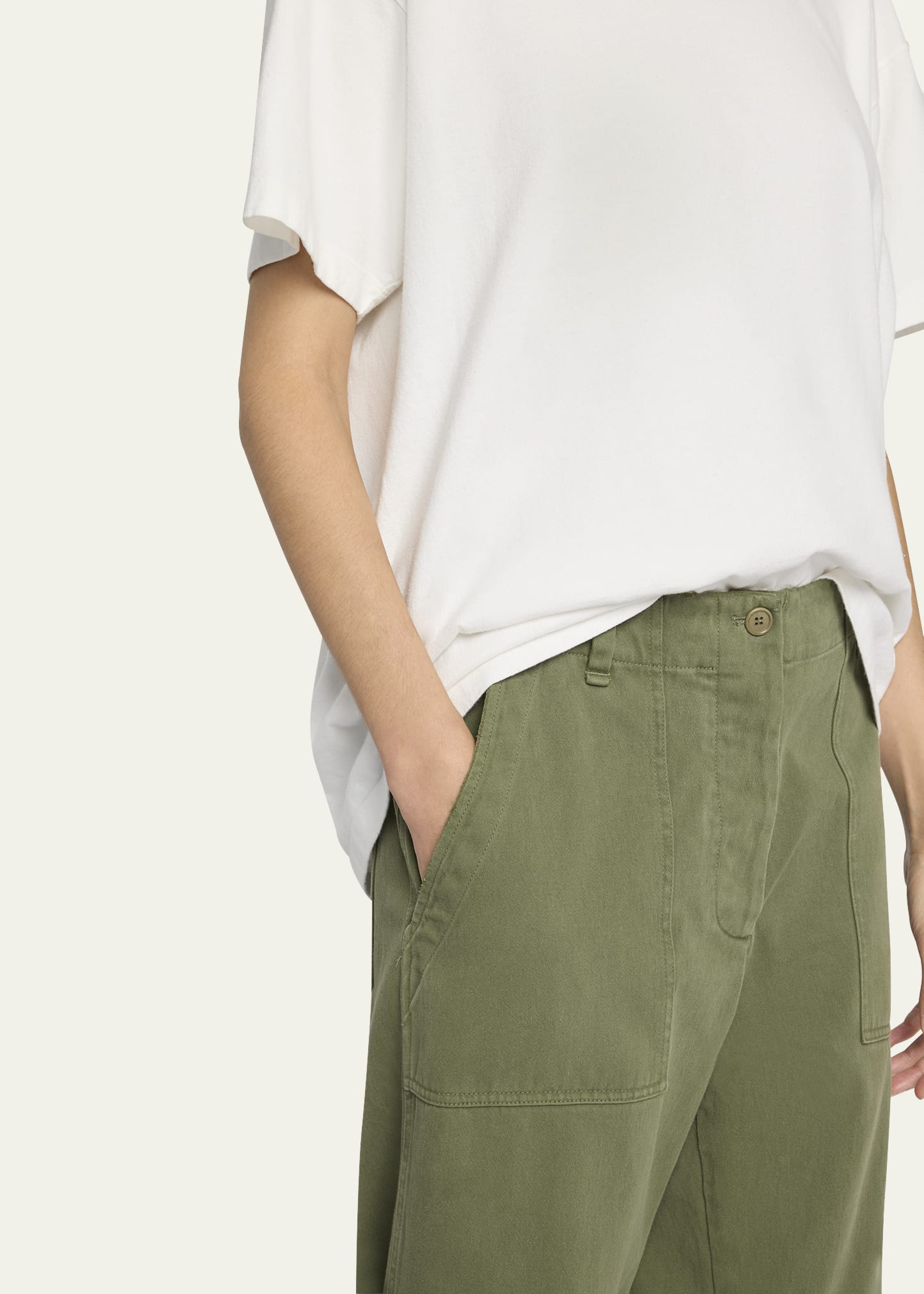 Vendula Mid-Rise Cargo Pants - 5