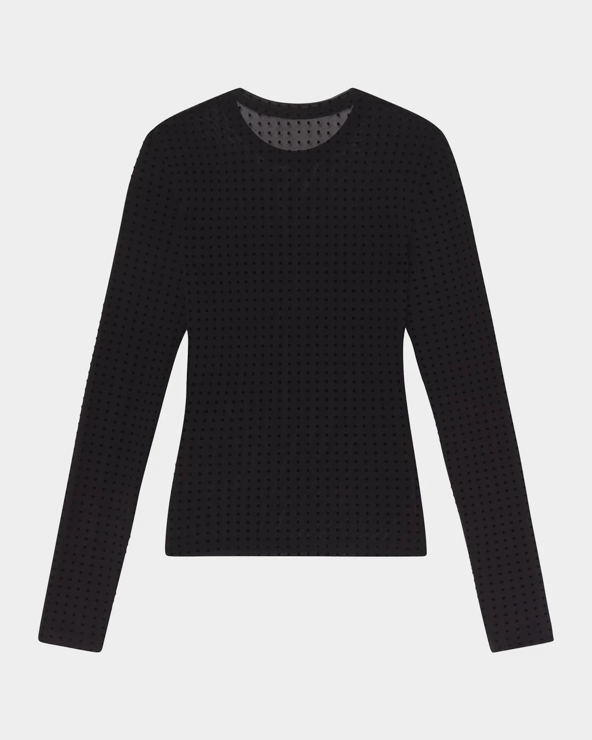 The Mesh Polka Dot Top - 1