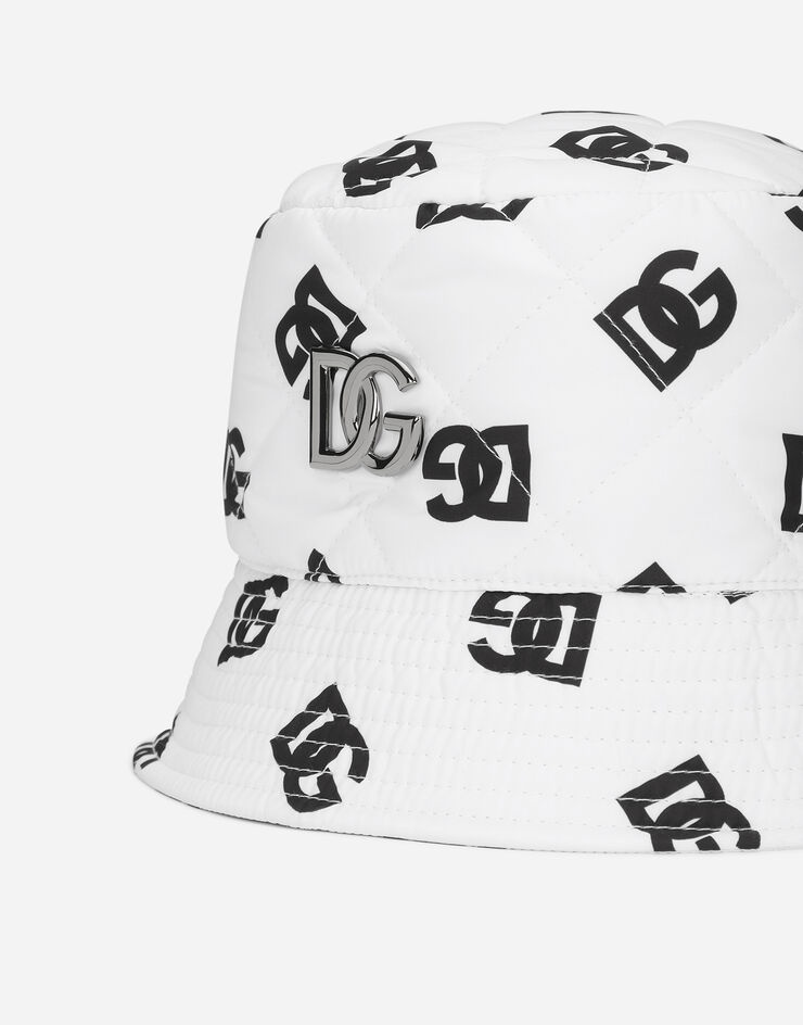 Nylon bucket hat with DG logo print - 3
