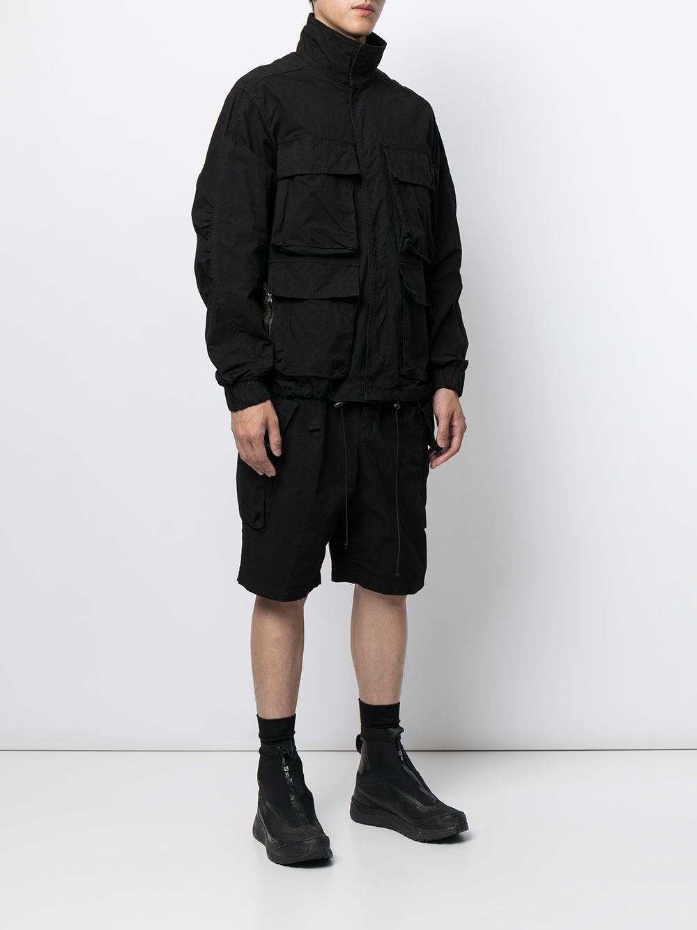 cargo-pocket field jacket - 4