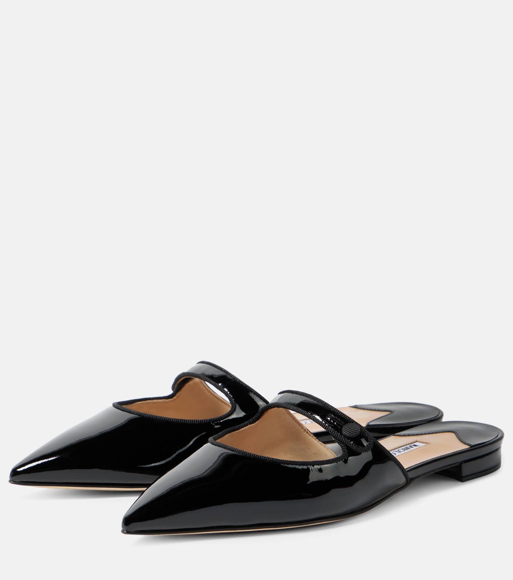 Lurum patent leather mules - 5