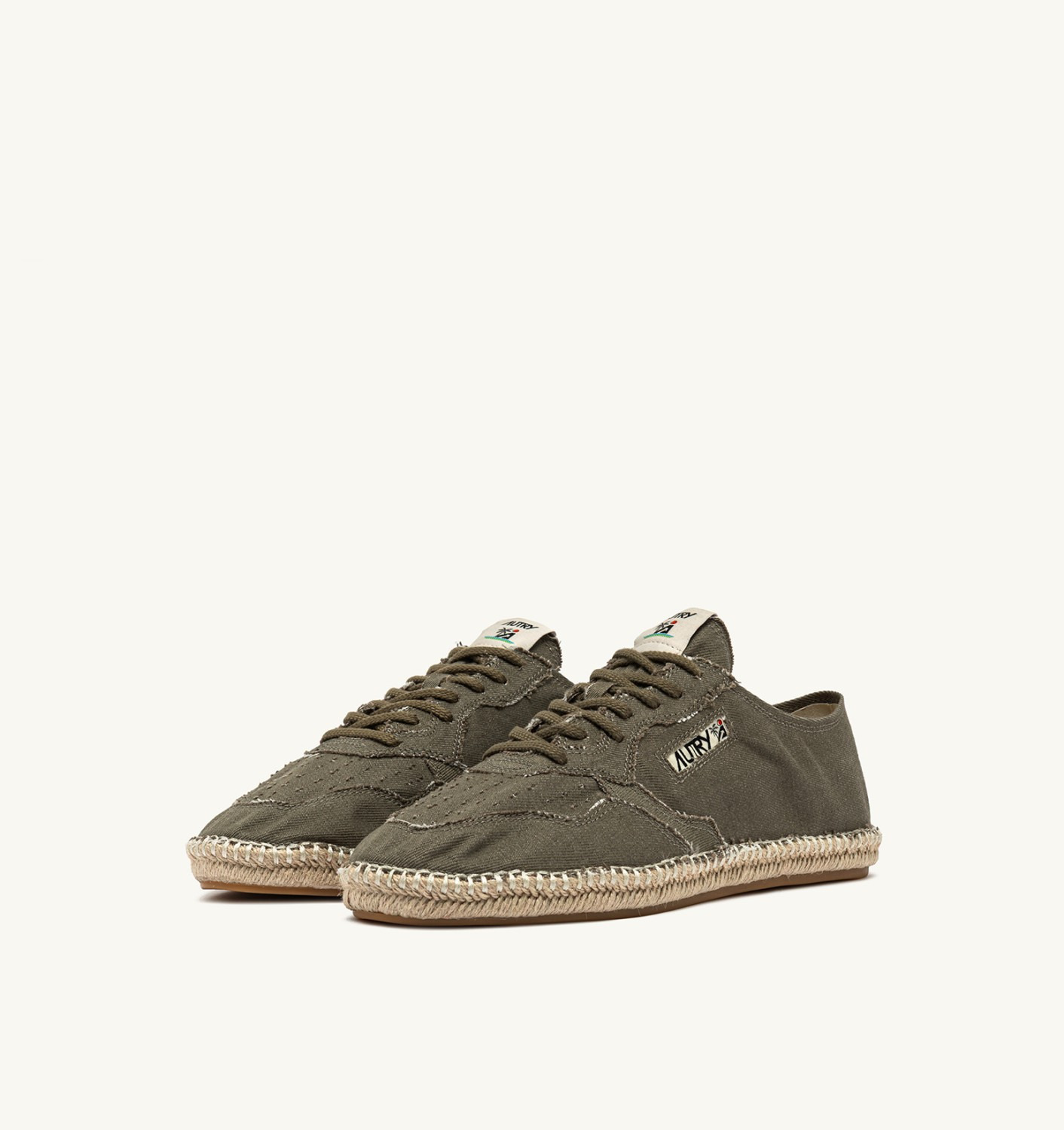 SANDY ESPADRILLES IN MILITARY CANVAS - 2