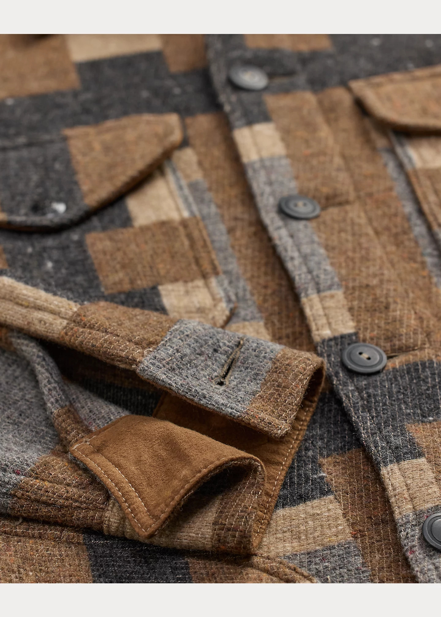 Wool-Blend Jacquard Shirt Jacket - 4