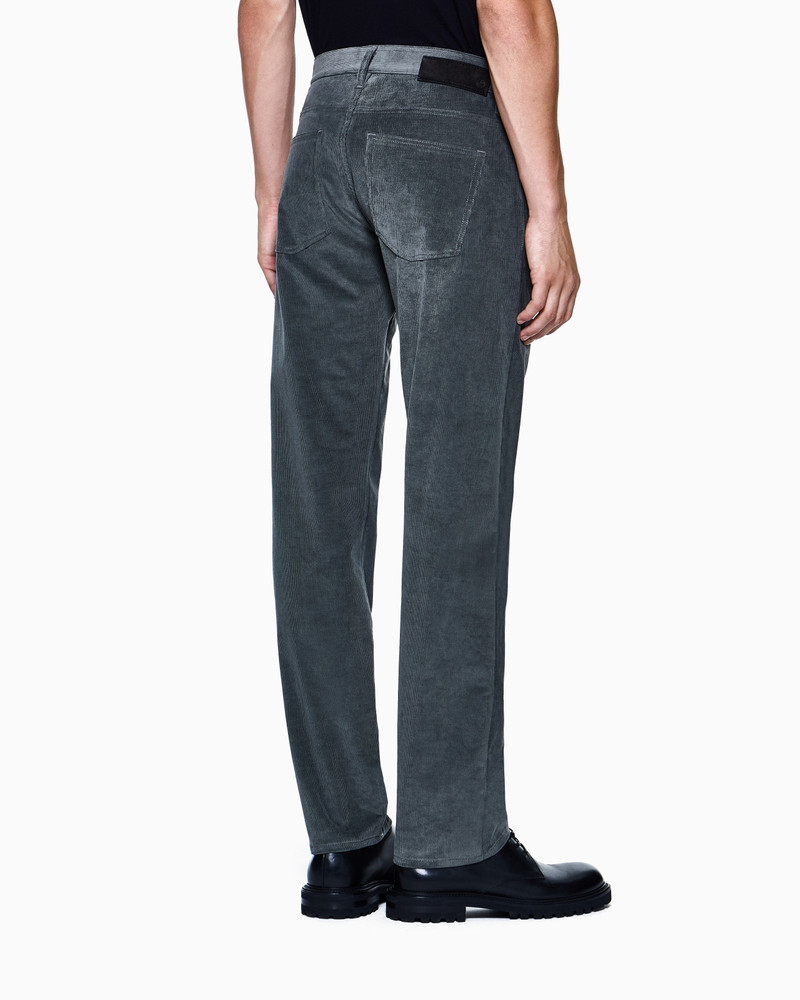 REGULAR-FIT, FIVE-POCKET TROUSERS IN COTTON AND CASHMERE 3