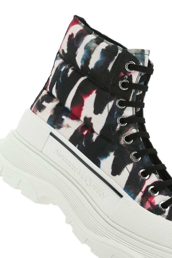 Alexander McQueen Printed fabric Tread Slick sneakers