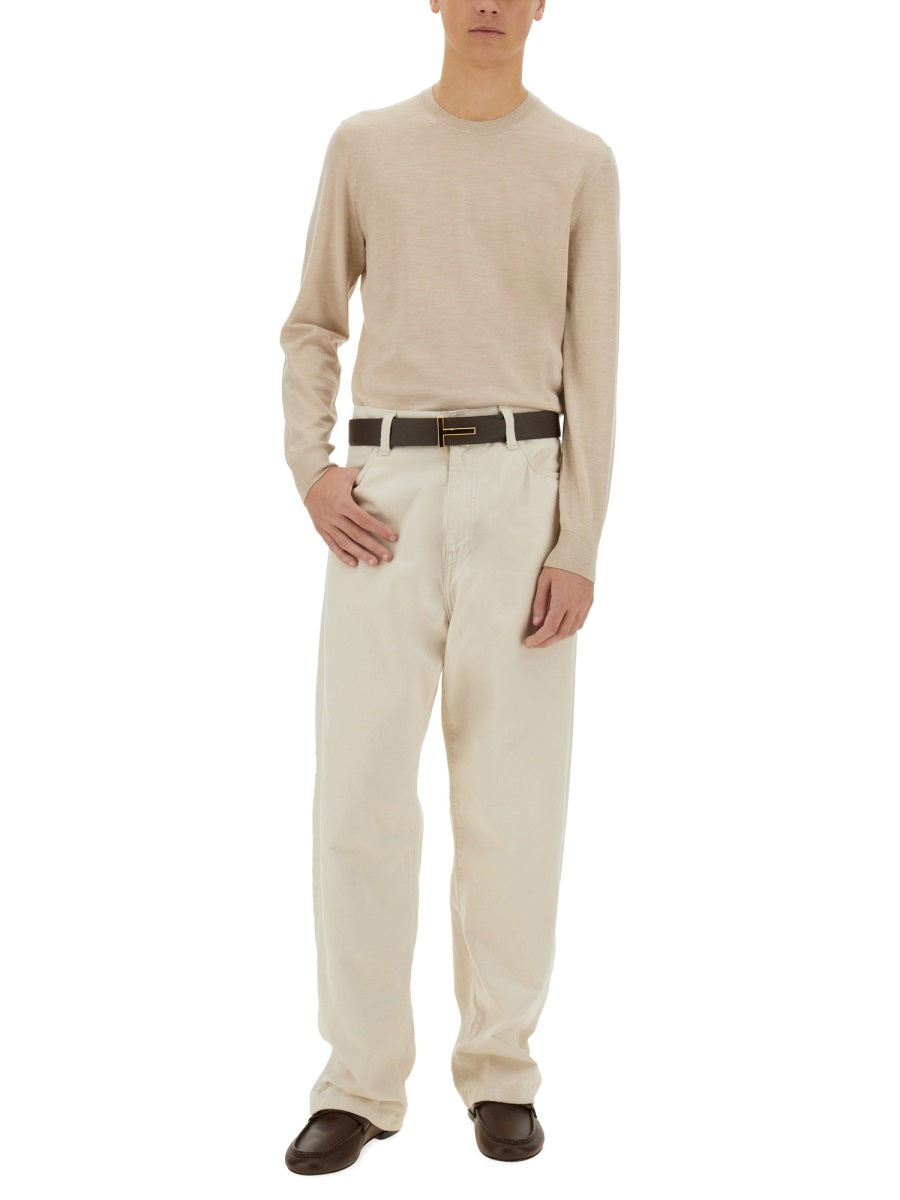 Tom Ford Men Wool Jersey. - 2