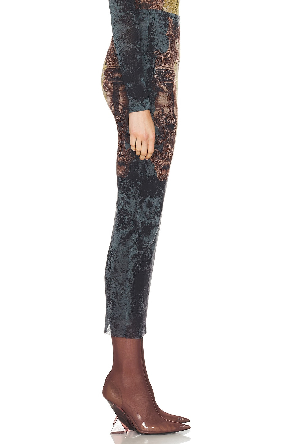 Medaillon Printed Long Skirt - 3