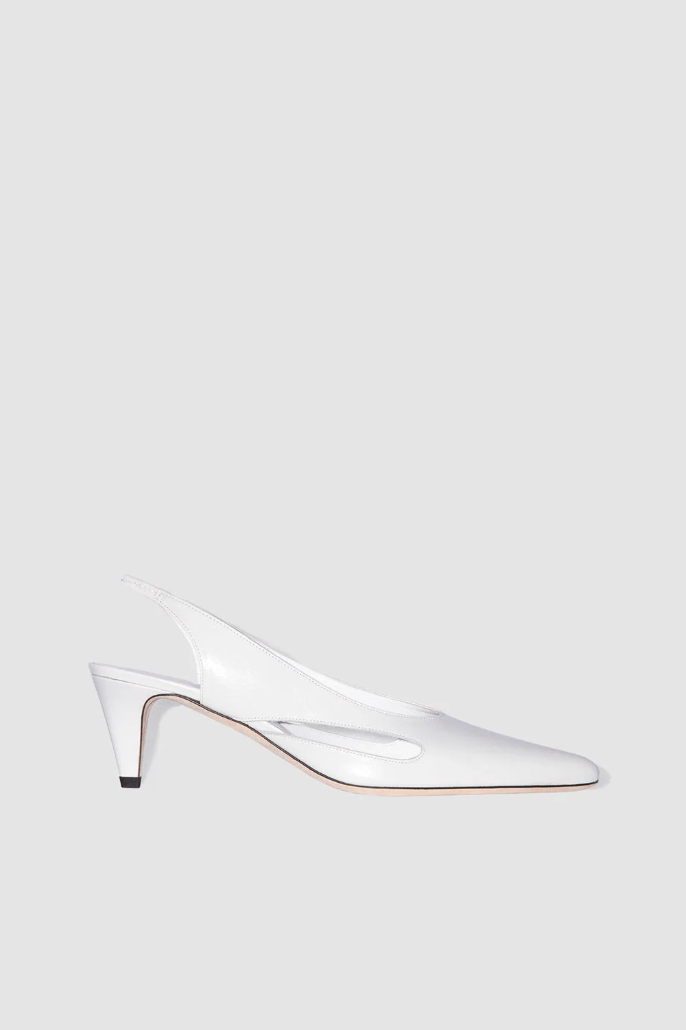 Runa Burrata Creased Calf Leather Slingback Pump - 1