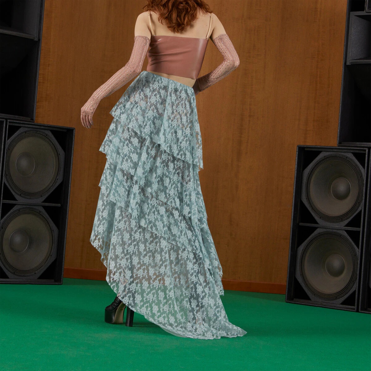 Floral lace skirt - 7