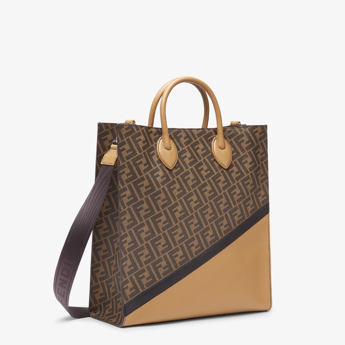 Fendi Diagonal Vertical Tote - 2