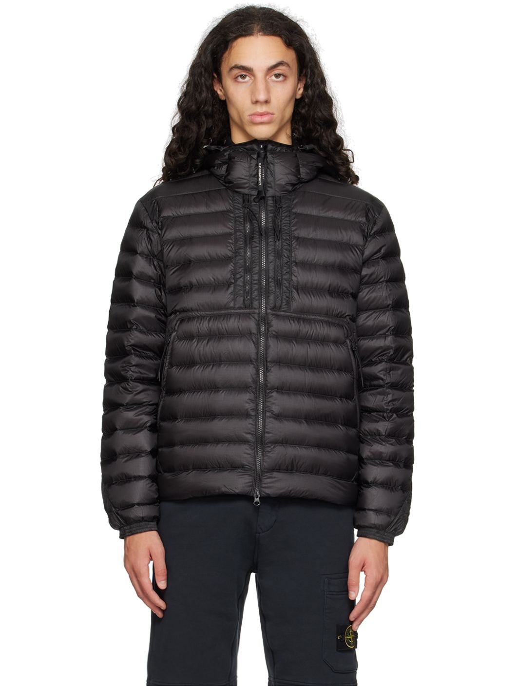 Black D.D. Shell Down Jacket - 1