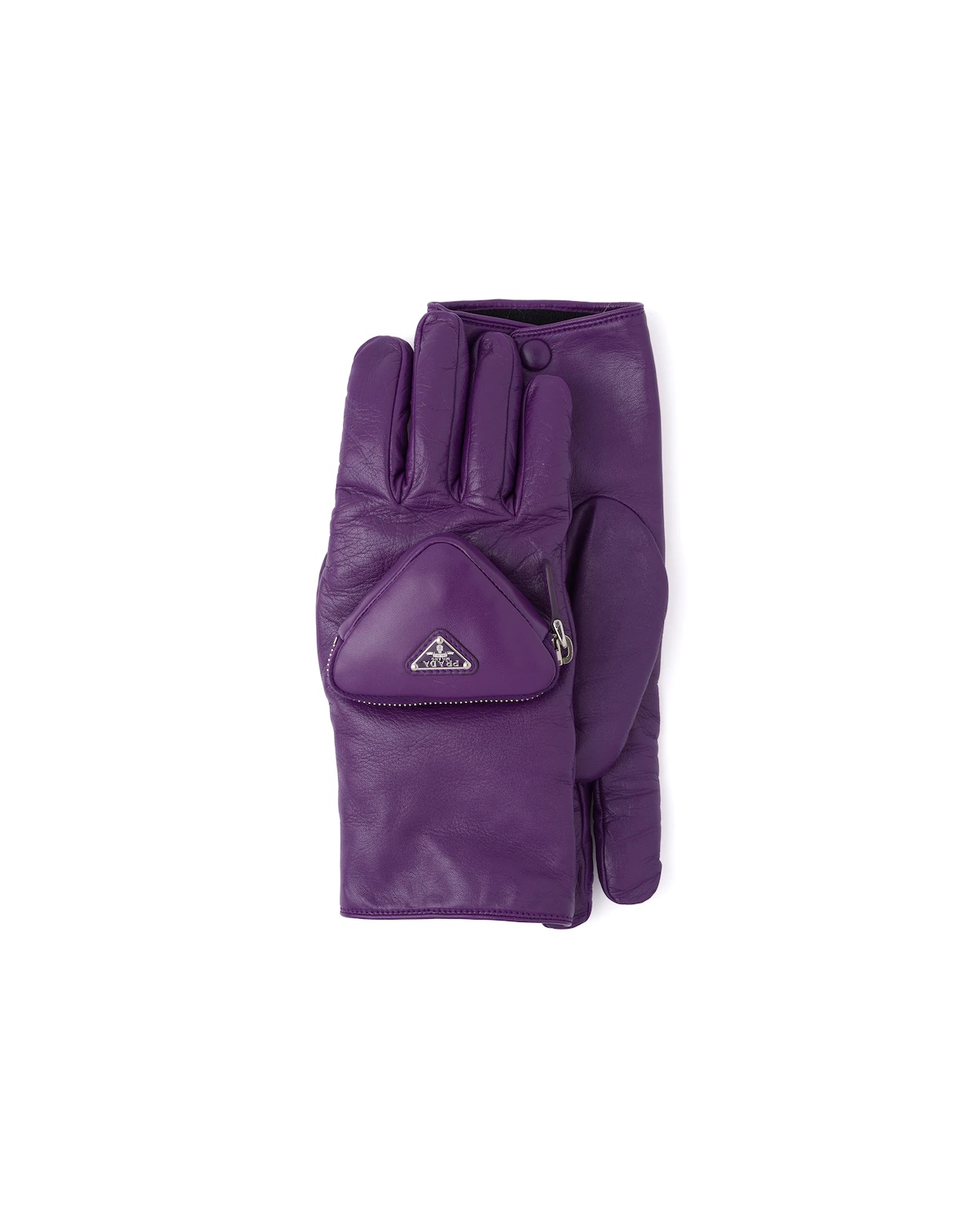 Nappa leather gloves with pouch - 1