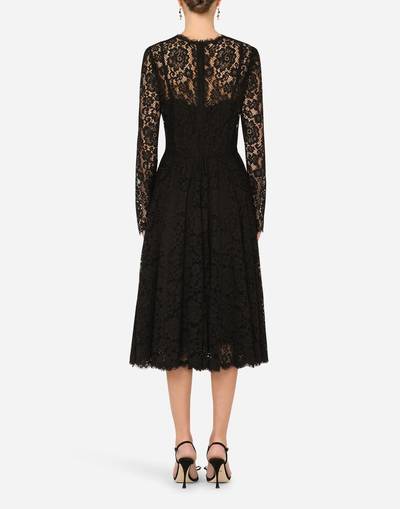 Dolce & Gabbana Lace calf-length dress outlook