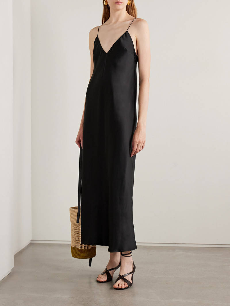 KHAITE Taja Satin Maxi Dress outlook