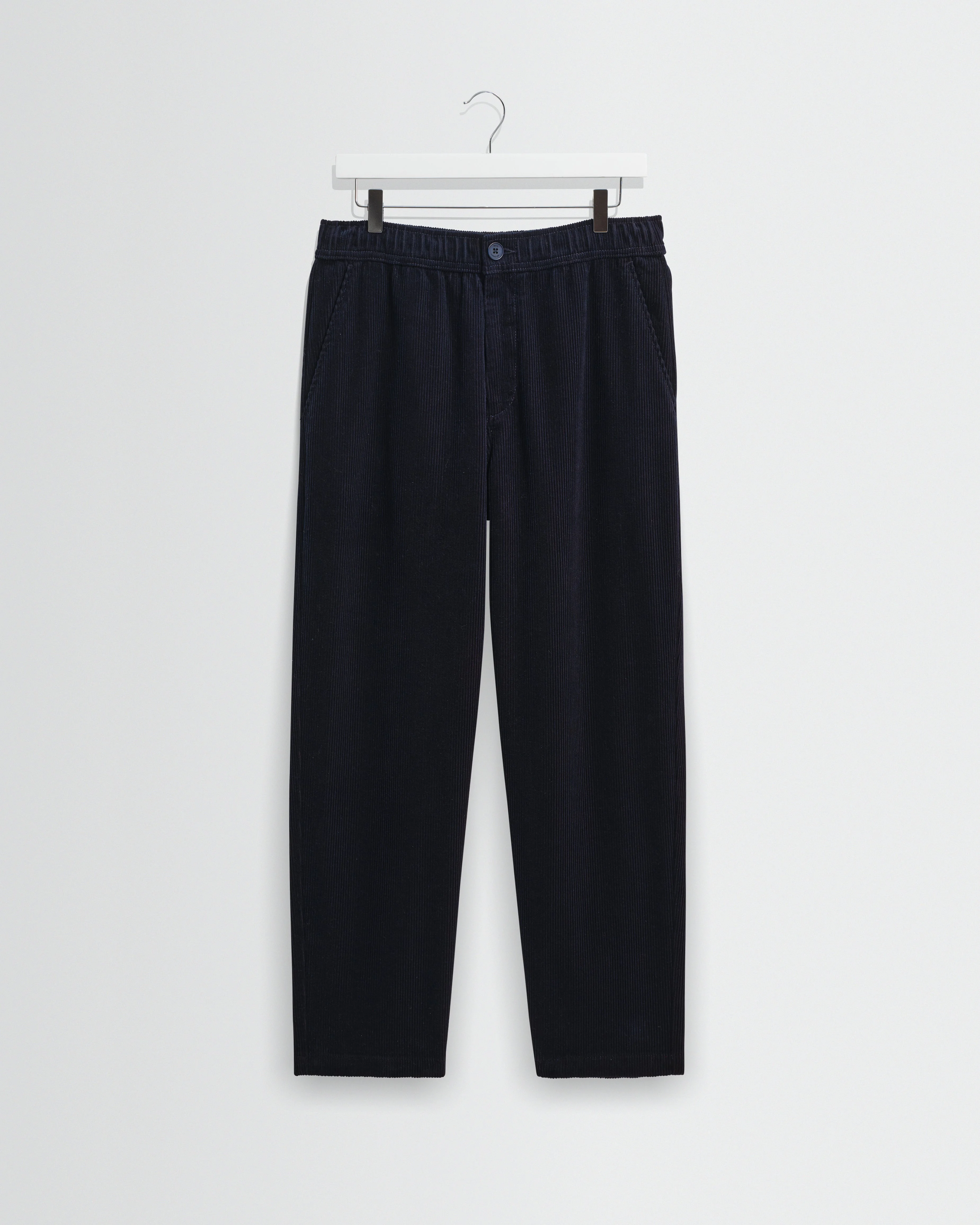 Kurt - Navy Cotton Corduroy Trouser - 1