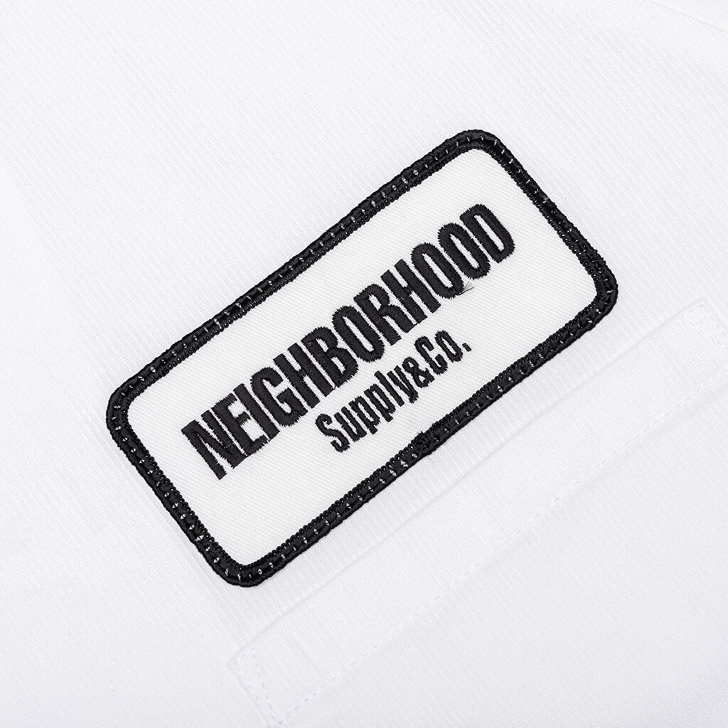 CLASSIC WORK S/S SHIRT 2 - WHITE - 3