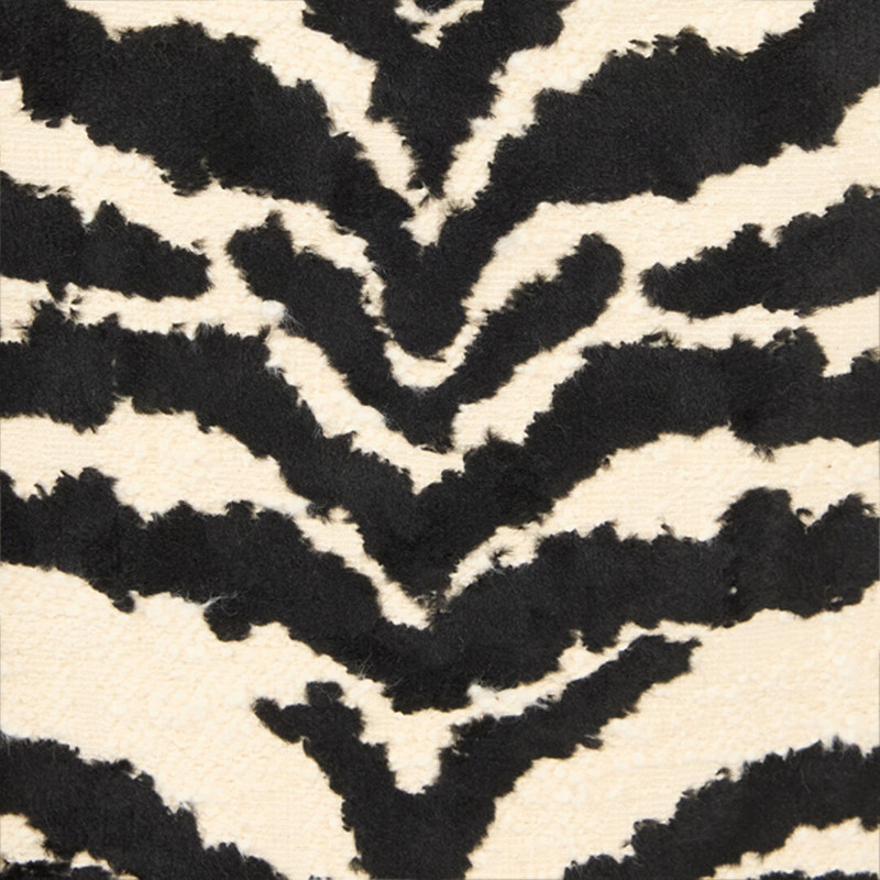 Coat With White Tigress Print 5