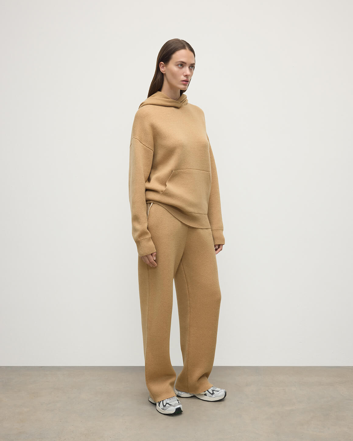 Double-Face Camel Hoodie - 2