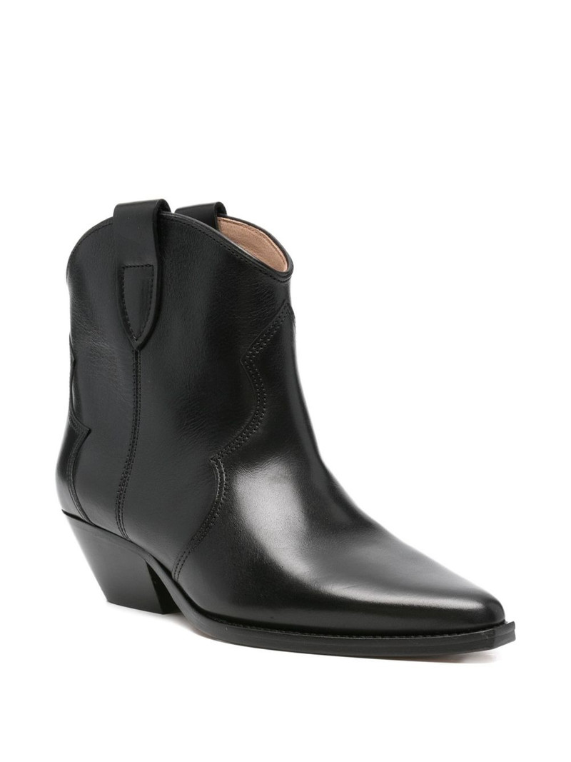 Isabel Marant 50mm Dewina pointed-toe leather cowboy boots outlook