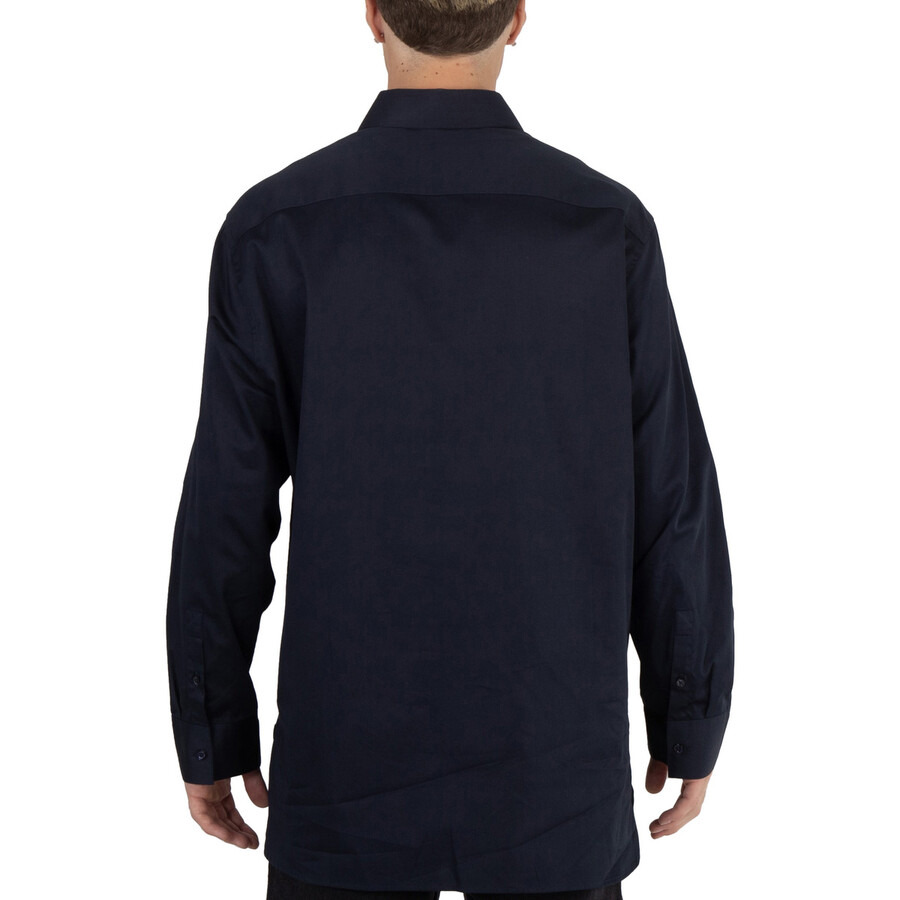 Emporio Armani Men's Embroidered Logo Cotton Shirt - 5