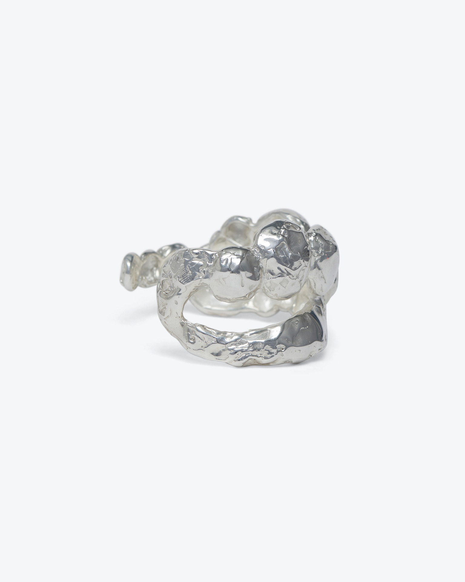 MARIANNE - Recycled silver bracelet cuff - 2