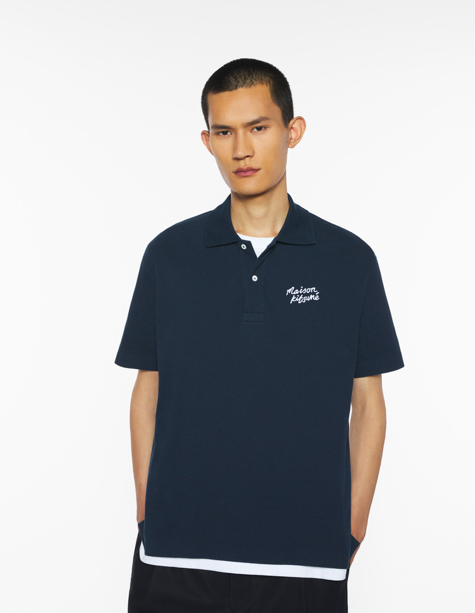 MAISON KITSUNE HANDWRITING COMFORT POLO - 3