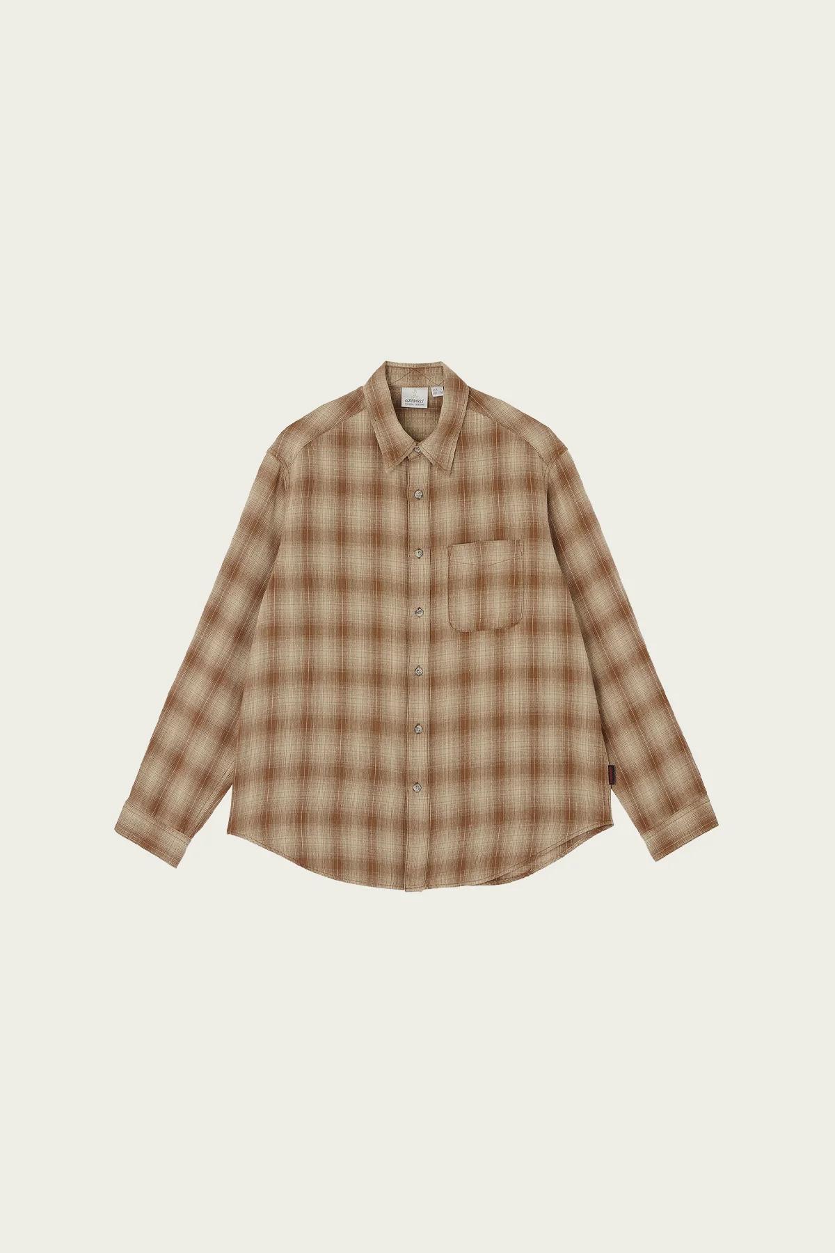 Piled Flannel Shirt - Sand - 1