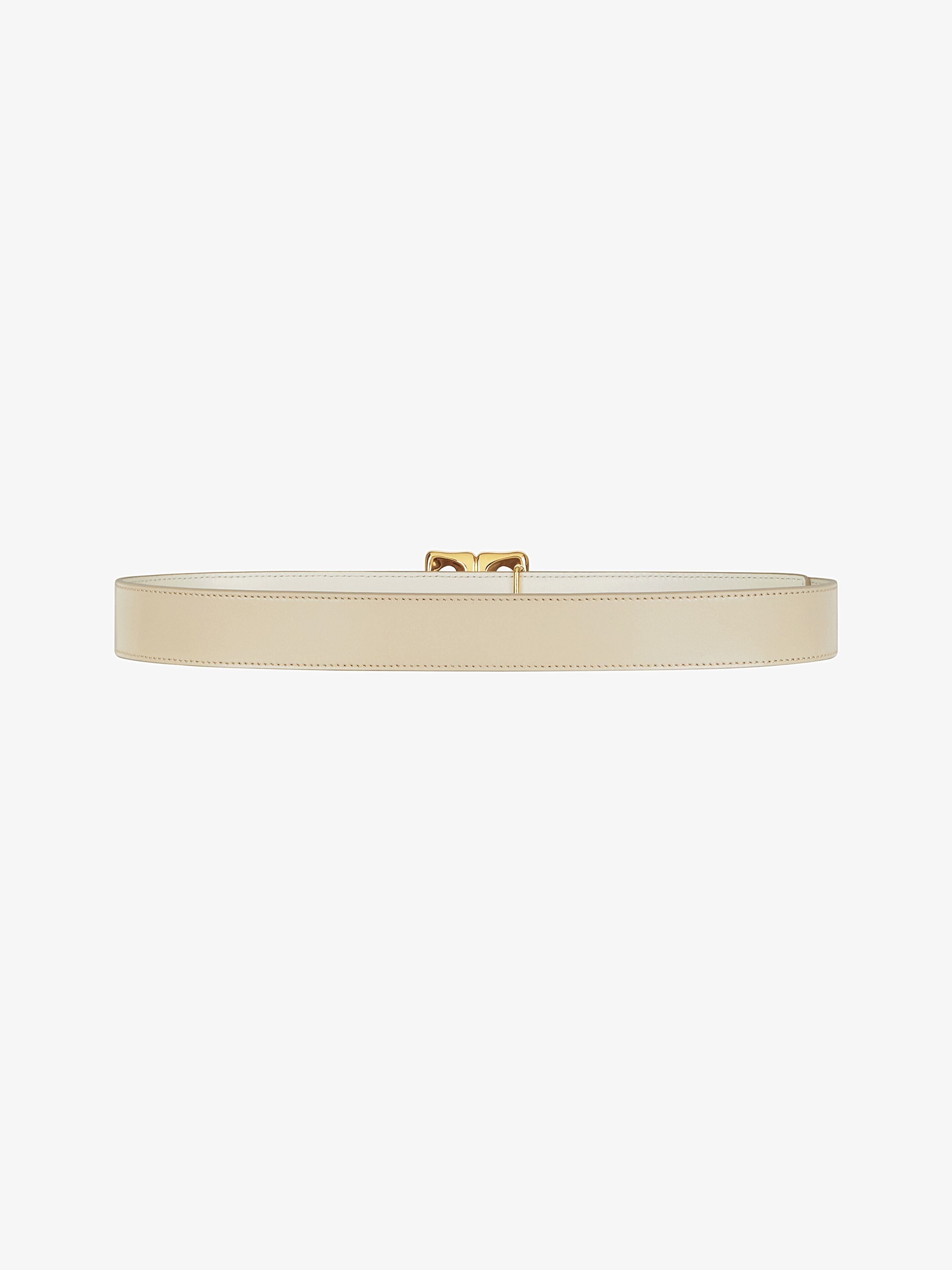 REVERSIBLE BELT IN BOX LEATHER - 4