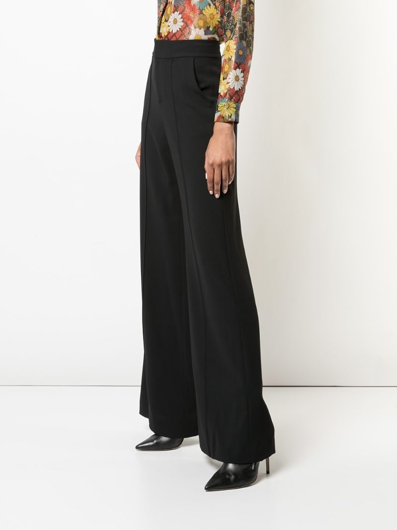 high-rise flared trousers - 3