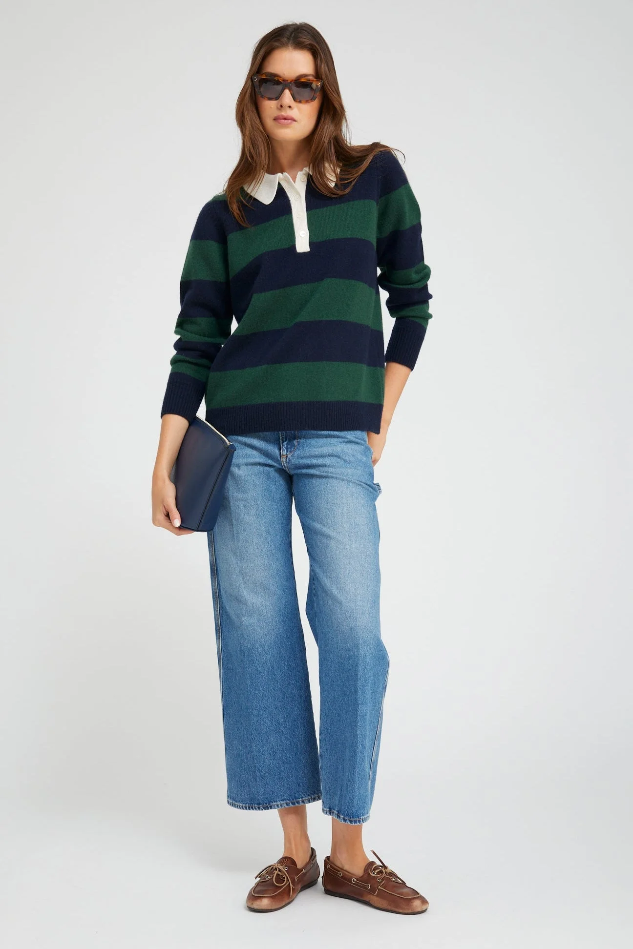 EDITH CROPPED CARPENTER DENIM - 1