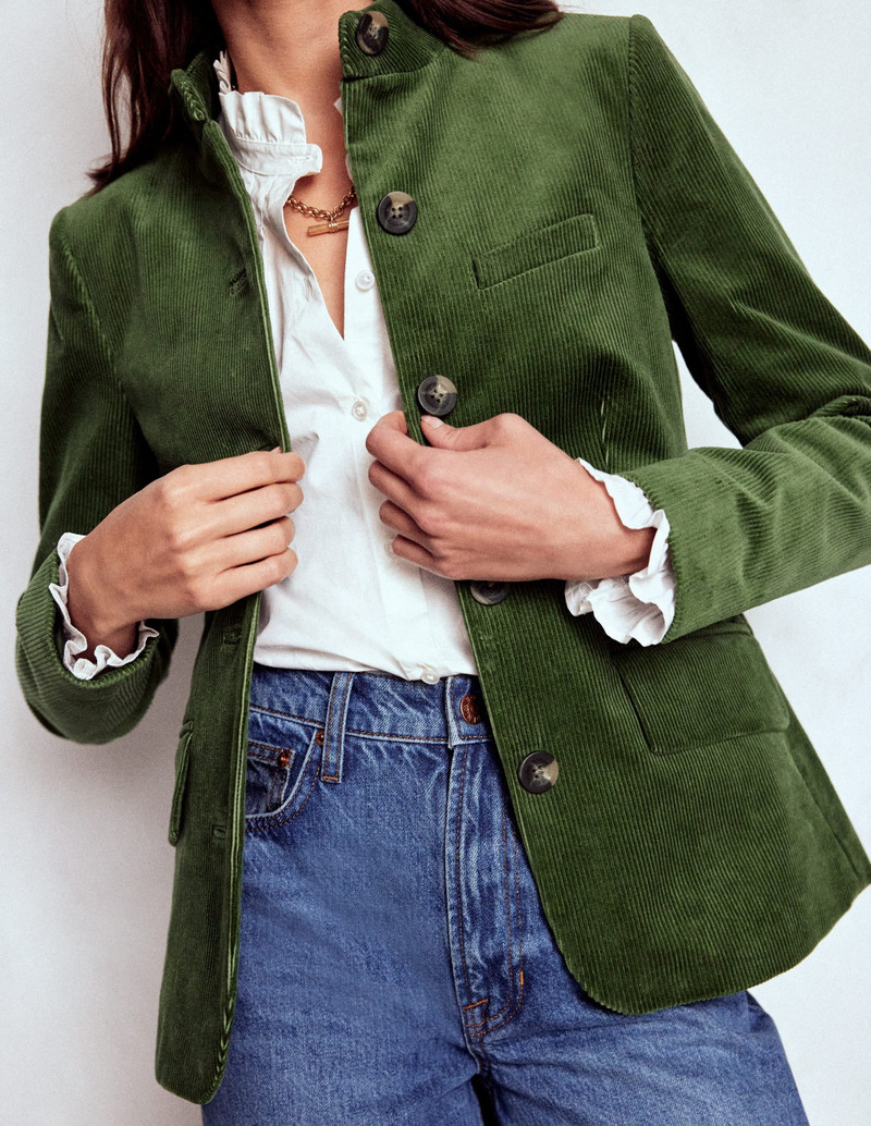 Military Cord Jacket-Fern 6