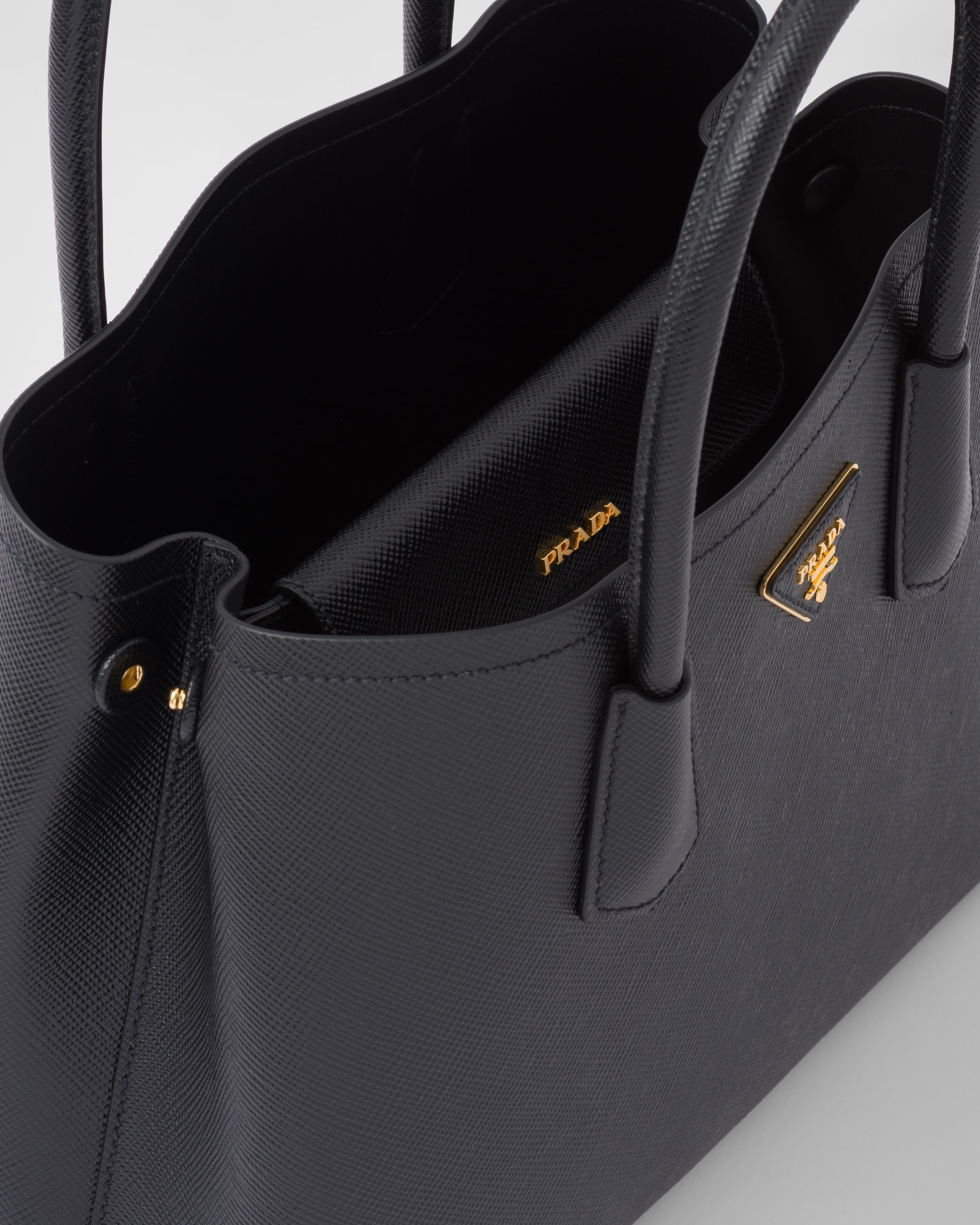 Small Saffiano Leather Double Prada Bag - 5