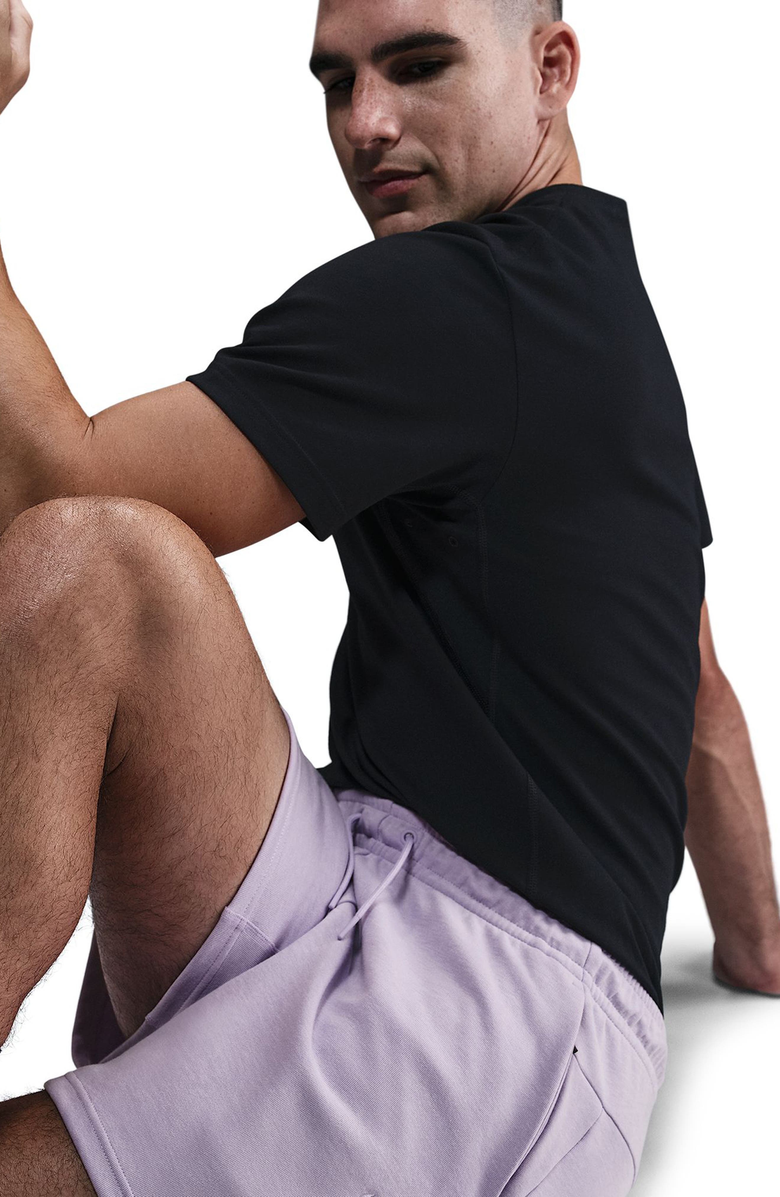 Nike Primary Dri-FIT Unlined Shorts in Hydrangeas/Heather at Nordstrom - 8