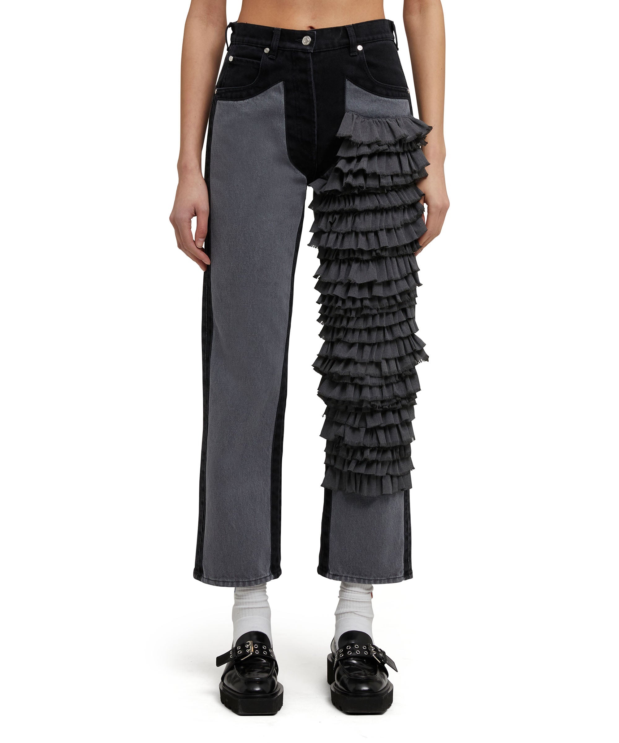 Jeans with "Black Denim with Stitches" workmanship - 2