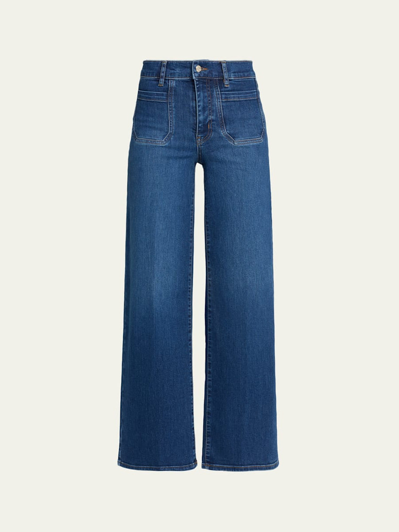 Le Slim Palazzo Modernist Pocket Jeans 1